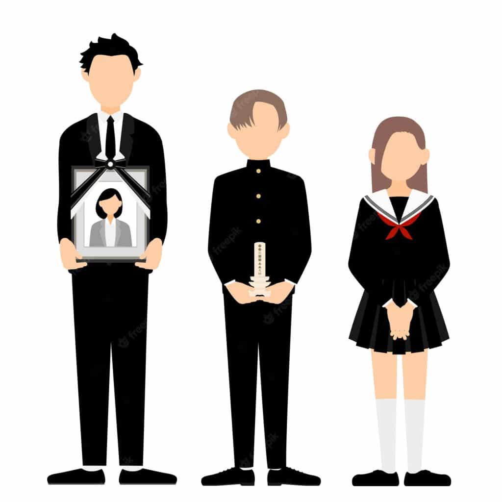 family who lost their mother husband children with wife s portrait 180401 77